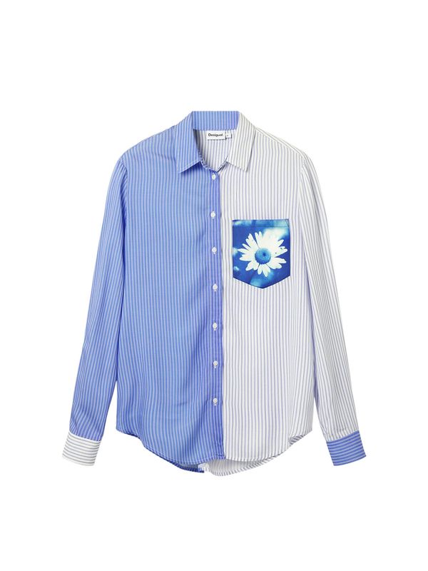 Desigual Desigual Bluza  plava / bijela