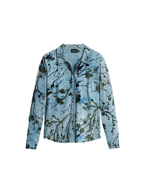 Desigual Desigual Bluza  plava / tamno zelena / crna