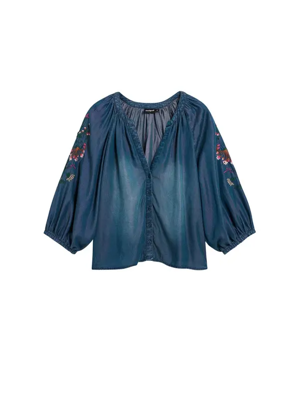 Desigual Desigual Bluza  plavi traper / crvena / bijela