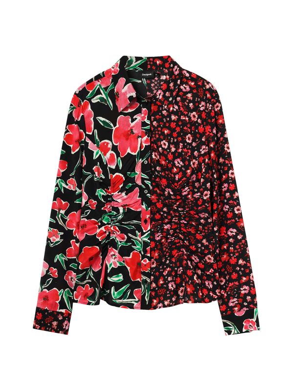 Desigual Desigual Bluza  zelena / crvena / crna