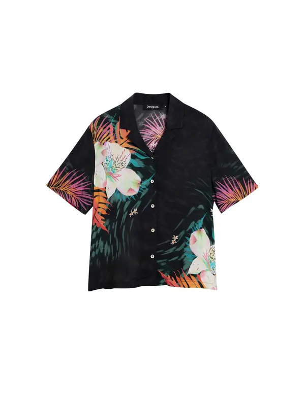Desigual Desigual Bluza  zelena / narančasta / crna / bijela