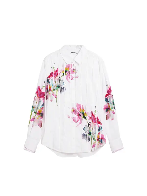 Desigual Desigual Bluza  zelena / roza / tamno roza / bijela