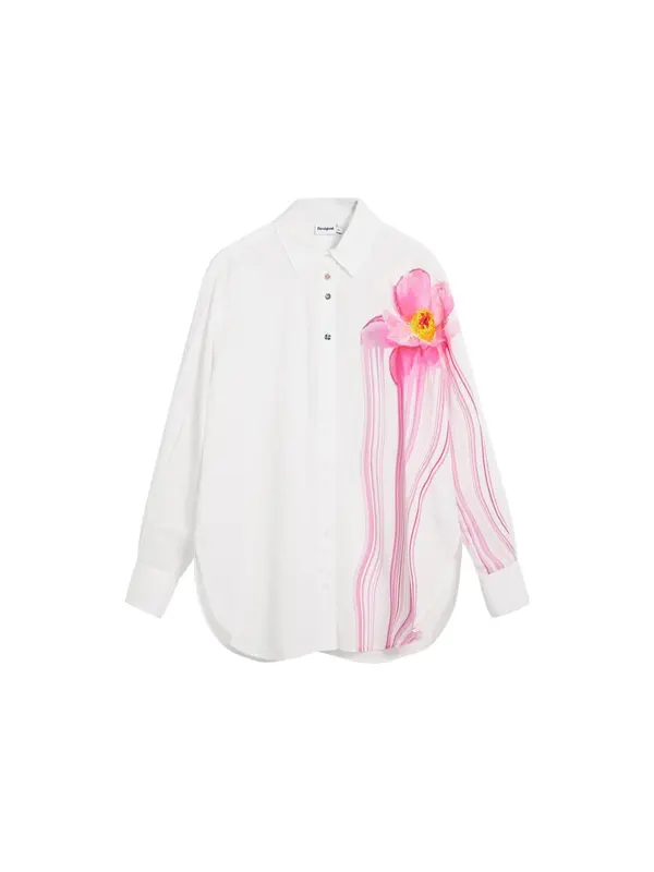 Desigual Desigual Bluza  žuta melange / roza / bijela