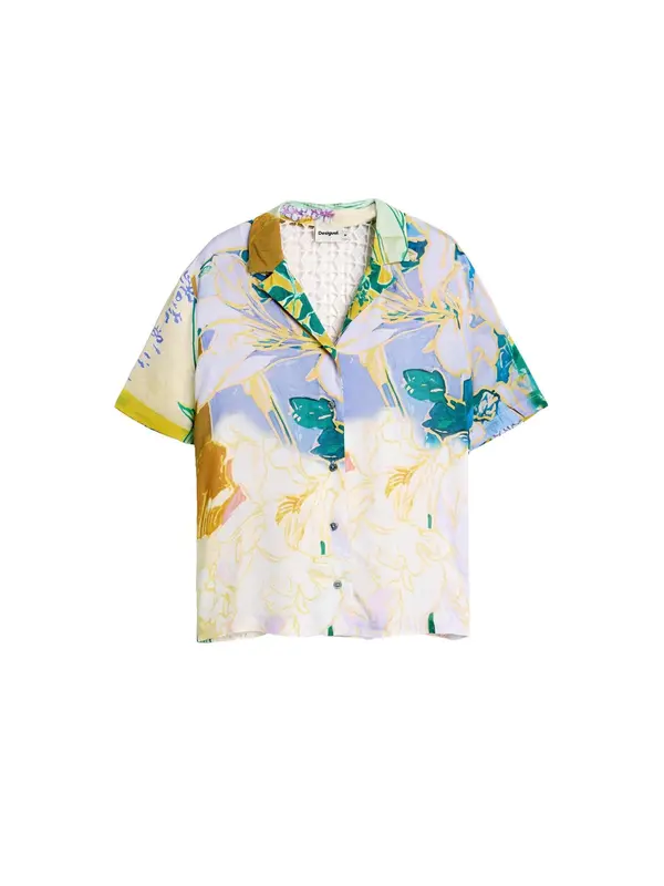 Desigual Desigual Bluza  žuta / petrol / svijetloljubičasta / bijela