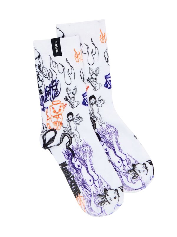 Desigual Desigual Čarape  miks boja / bijela