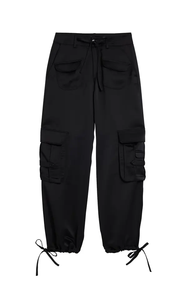 Desigual Desigual Cargo hlače  crna