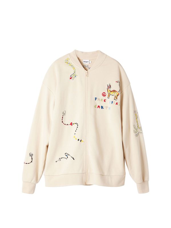 Desigual Desigual Gornji dio trenirke  plava / zelena / crvena / bijela