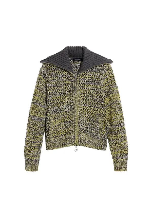 Desigual Desigual Gornji dio trenirke  tamo žuta / tamo siva / zelena