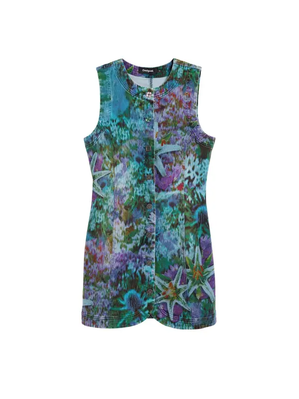 Desigual Desigual Haljina  akvamarin / miks boja