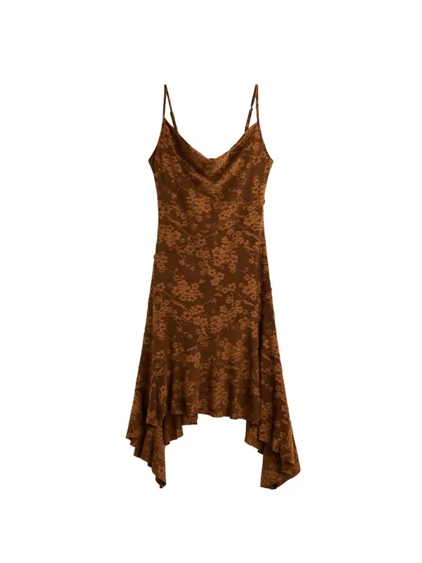 Desigual Desigual Haljina 'Asymmetrical'  smeđa
