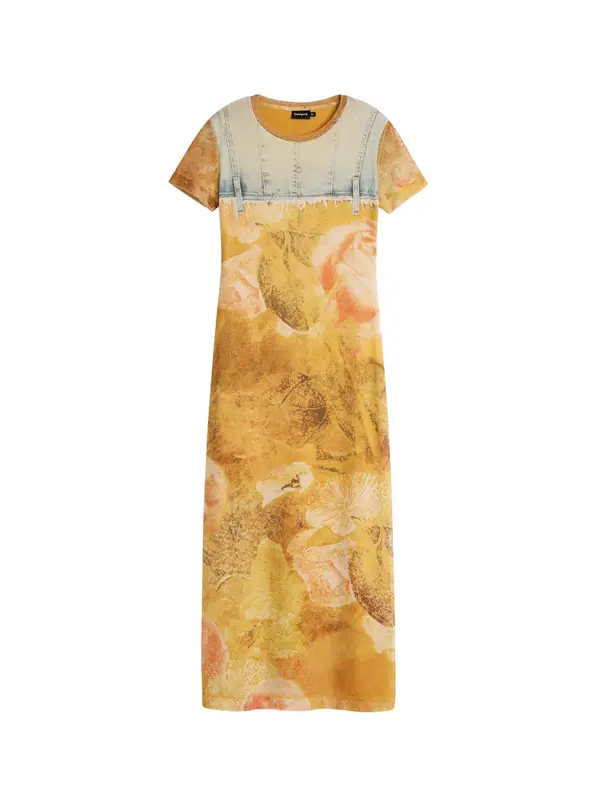 Desigual Desigual Haljina  bež / plava / žuta / narančasta