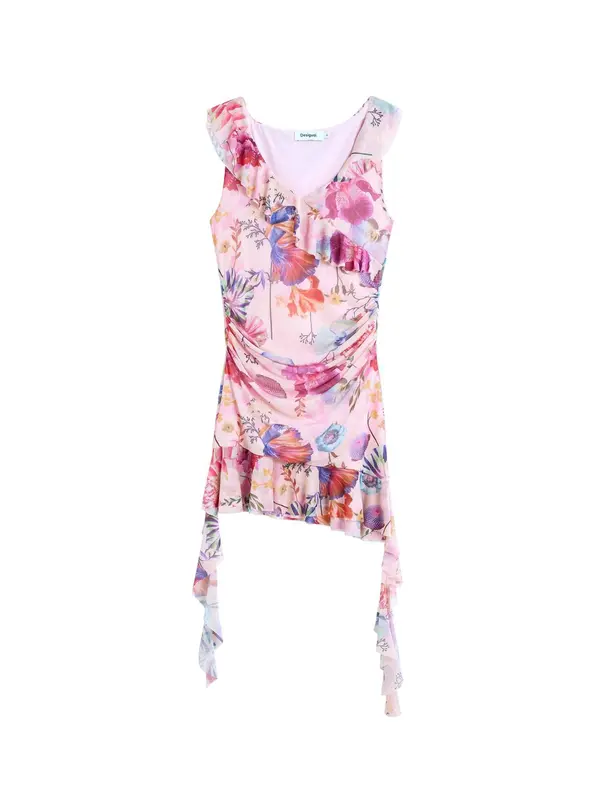 Desigual Desigual Haljina  breskva / fuksija / crvena