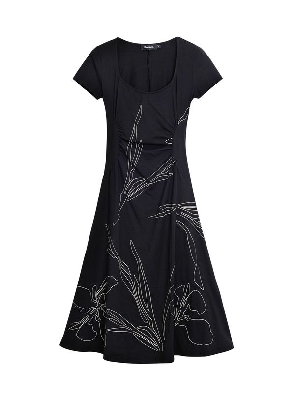 Desigual Desigual Haljina  crna / bijela