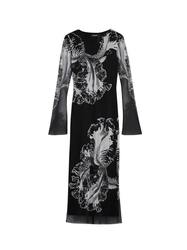 Desigual Desigual Haljina  crna / bijela