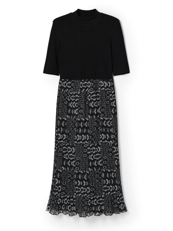 Desigual Desigual Haljina  crna / bijela