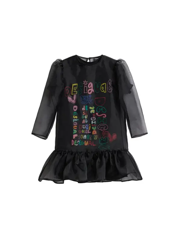 Desigual Desigual Haljina  crna / prozirna