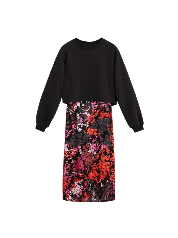 Desigual Desigual Haljina  crvena / crna