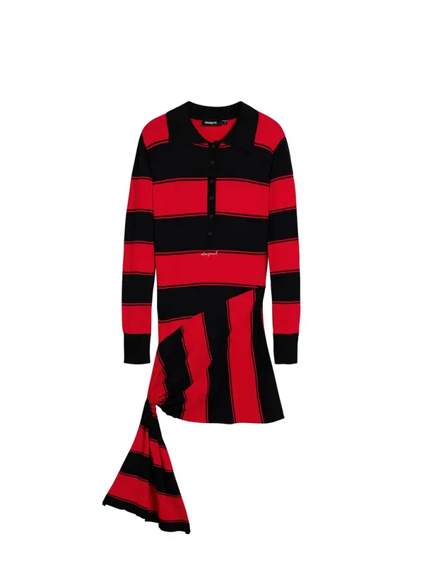 Desigual Desigual Haljina  crvena / crna