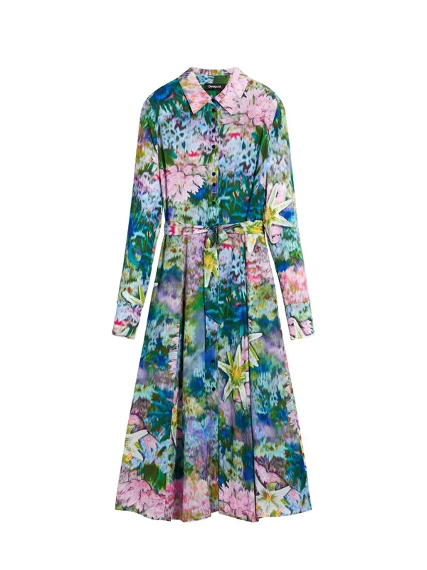 Desigual Desigual Haljina 'Garden'  plava / miks boja / roza