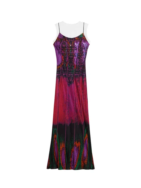Desigual Desigual Haljina  ljubičasta / crvena / bijela