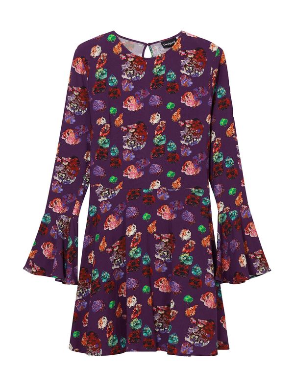 Desigual Desigual Haljina  ljubičasto crvena / miks boja