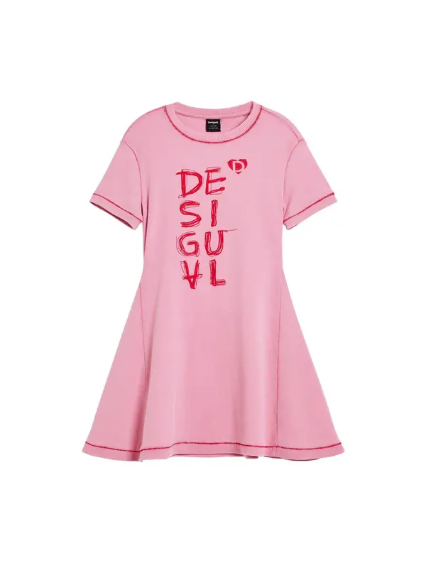 Desigual Desigual Haljina 'Minime'  prljavo roza / crvena