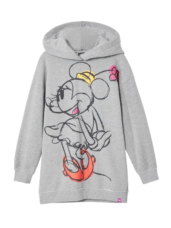 Desigual Desigual Haljina 'Minnie'  žuta / siva melange / crvena / crna