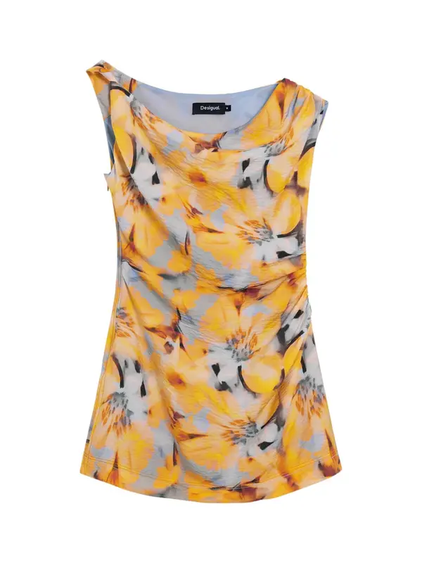 Desigual Desigual Haljina  narančasta / crna / bijela
