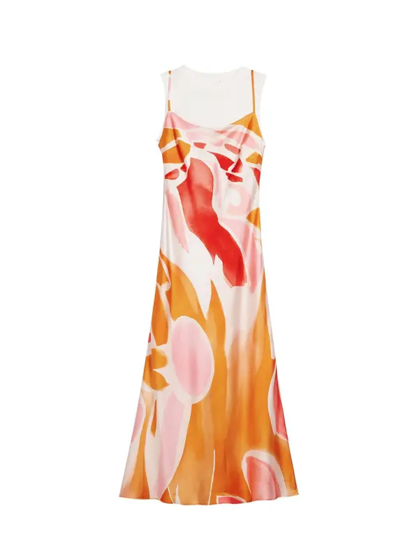 Desigual Desigual Haljina  narančasta / roza / crvena