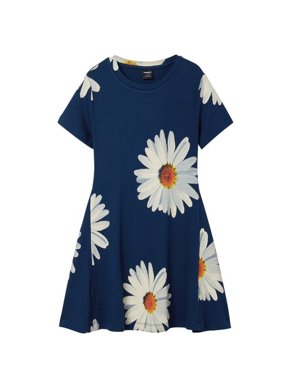 Desigual Desigual Haljina  noćno plava / tamo žuta / bijela
