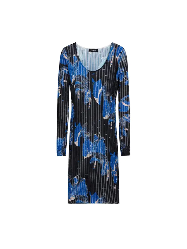 Desigual Desigual Haljina  plava / crna
