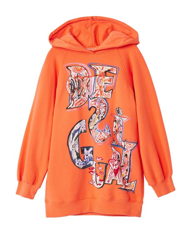 Desigual Desigual Haljina  plava / narančasta / crna / bijela