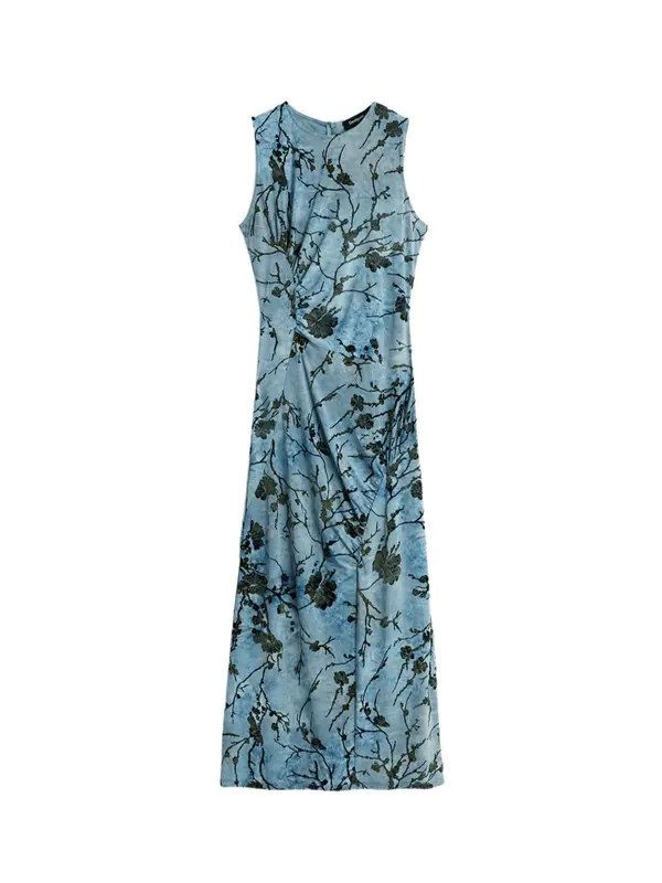 Desigual Desigual Haljina  plava / tamno zelena / crna