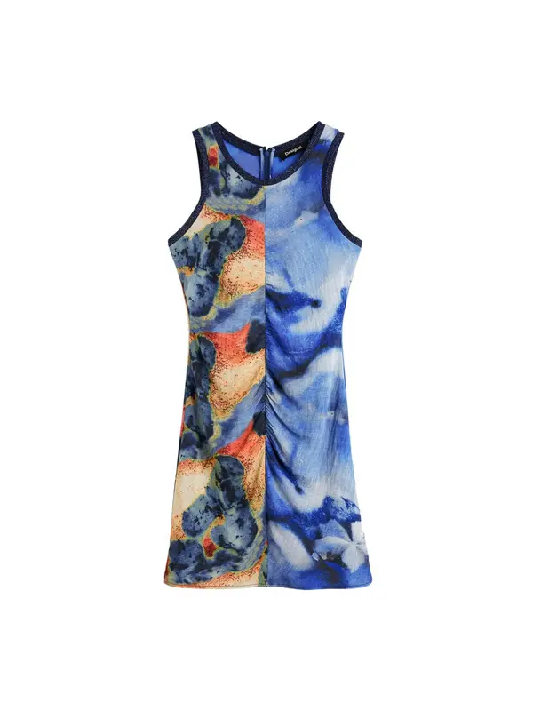 Desigual Desigual Haljina  plava / žuta / narančasta