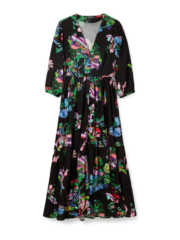 Desigual Desigual Haljina 'Poppy M. Christian Lacroix'  nebesko plava / zelena / ljubičasta / crna