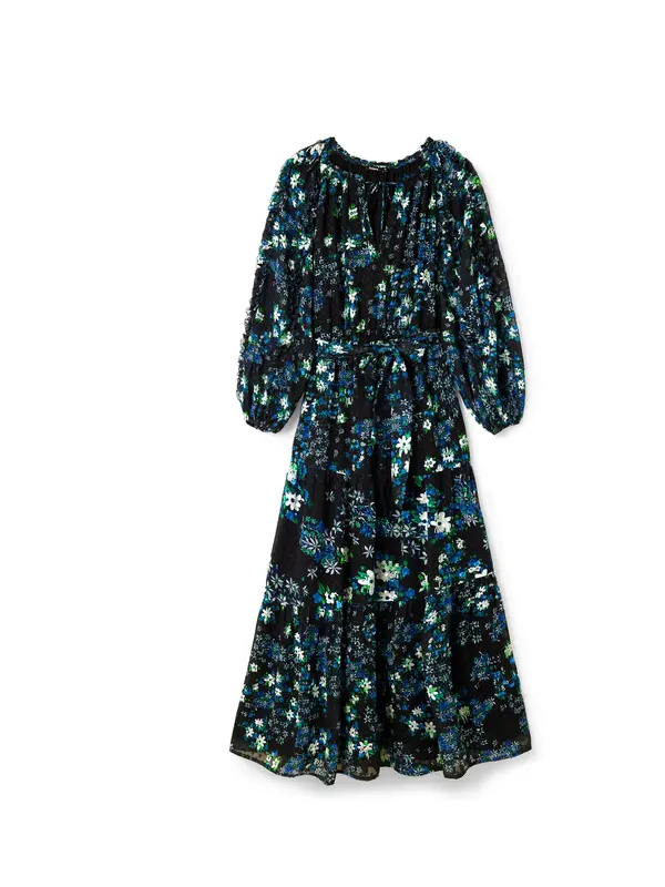 Desigual Desigual Haljina 'RHODE ISLAND'  plava / zelena / crna / prljavo bijela