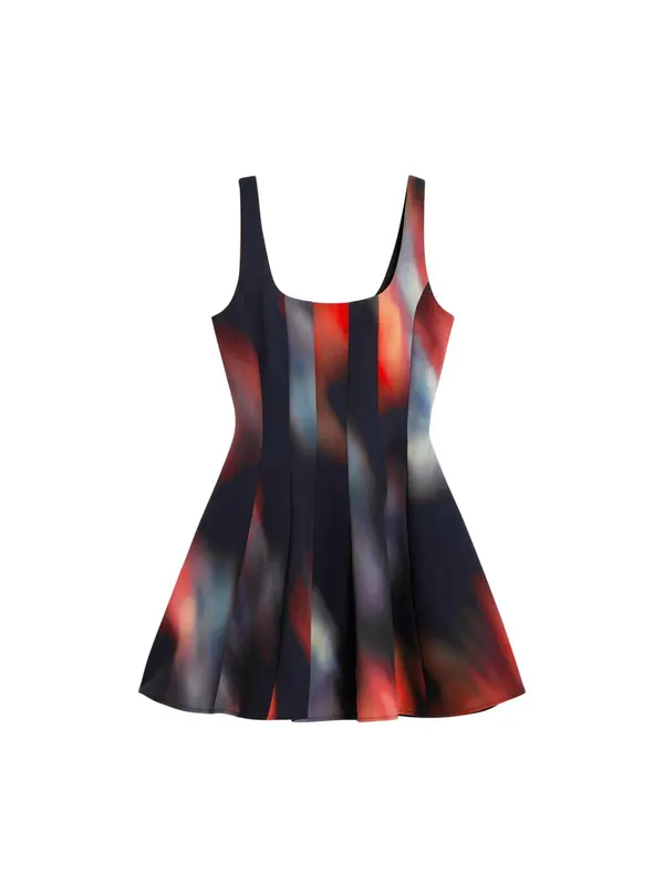 Desigual Desigual Haljina  siva / crvena / crna