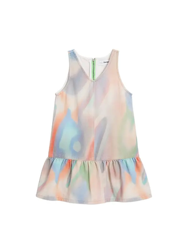 Desigual Desigual Haljina  svijetloplava / svijetlozelena / ljubičasta / narančasta