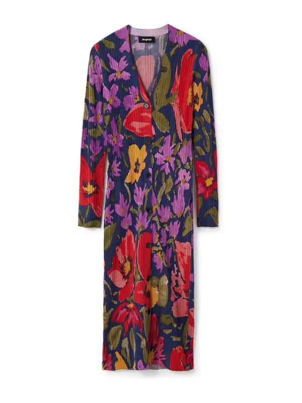 Desigual Desigual Haljina 'VEST DELAWARE'  morsko plava / zelena / ljubičasta / crvena