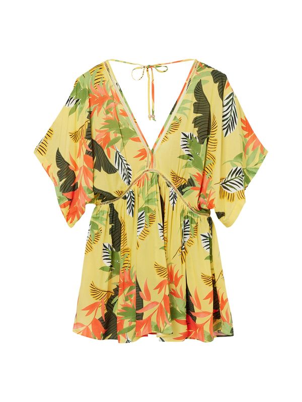 Desigual Desigual Haljina za plažu  žuta / miks boja