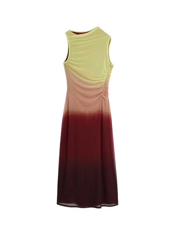 Desigual Desigual Haljina  zelena / crvena