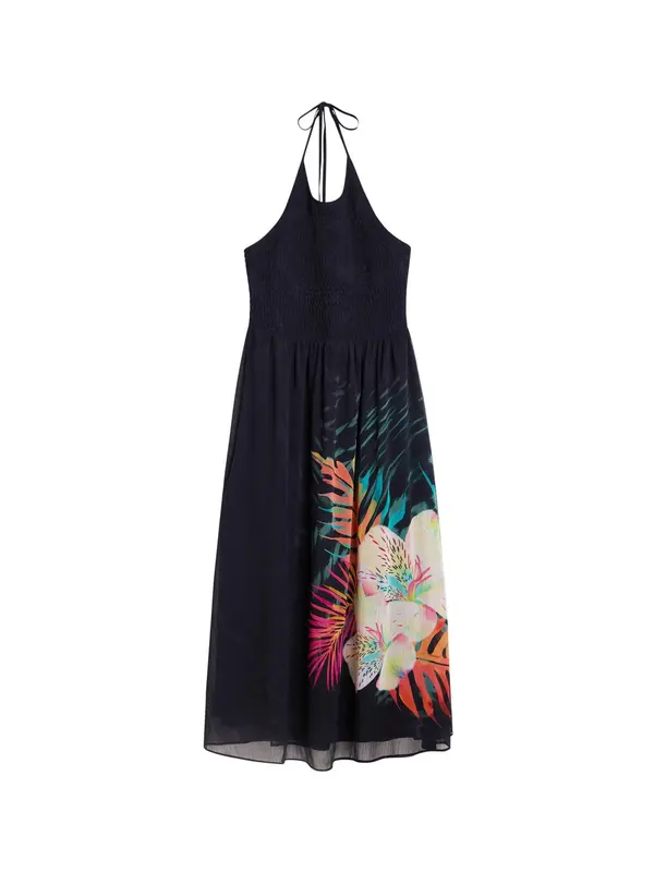Desigual Desigual Haljina  zelena / roza / crna / bijela