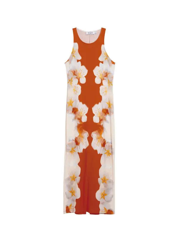 Desigual Desigual Haljina  žuta / narančasta / bijela
