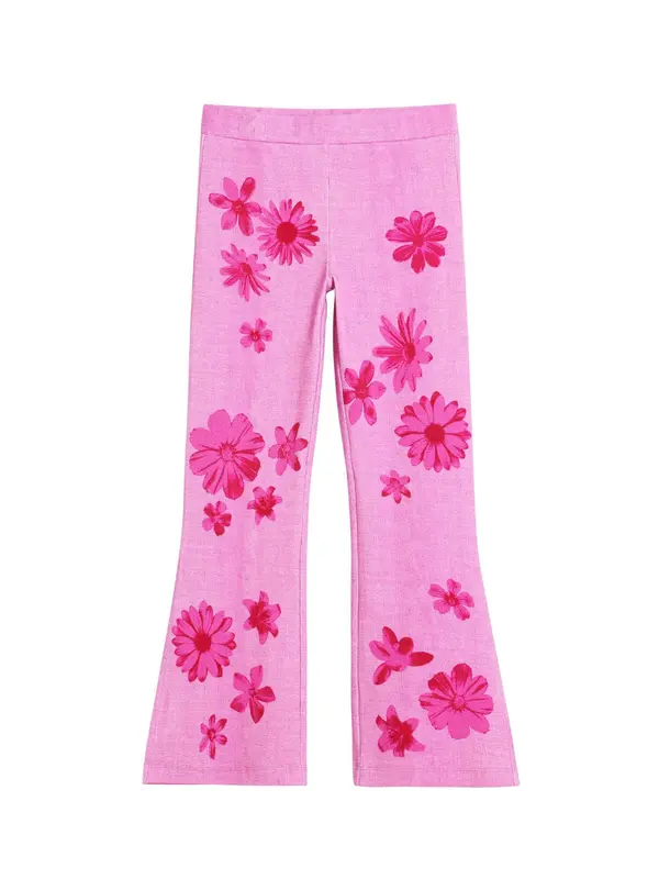 Desigual Desigual Hlače  fuksija / tamno roza