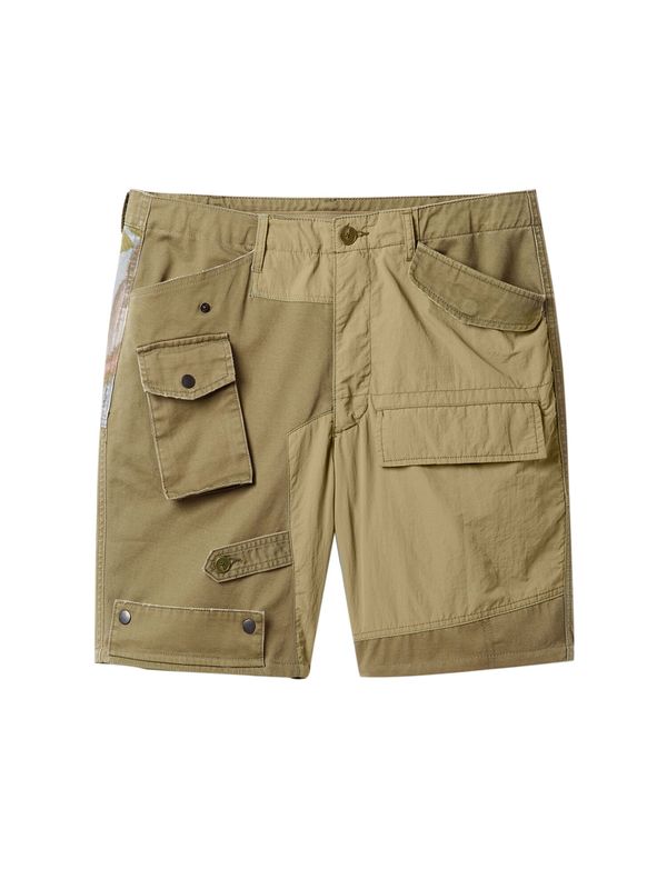 Desigual Desigual Hlače  plava / zelena / svijetlocrvena