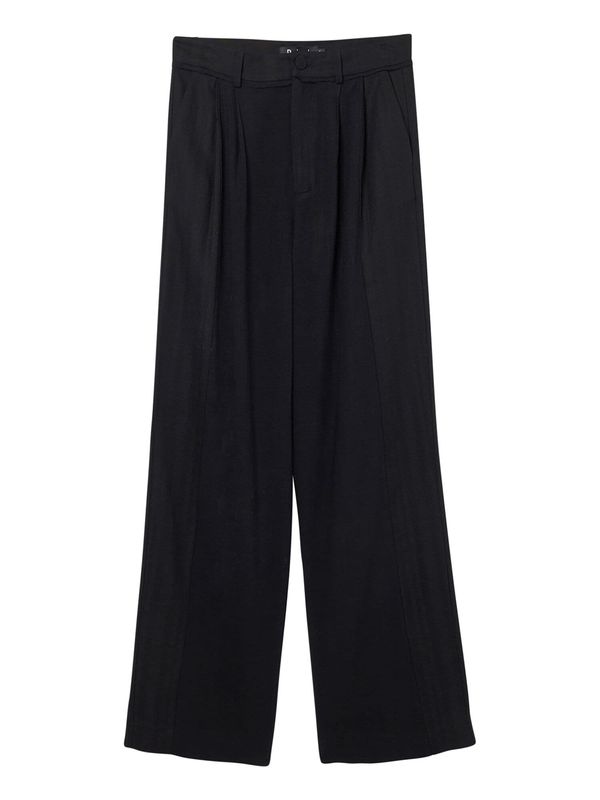 Desigual Desigual Hlače s naborima  crna