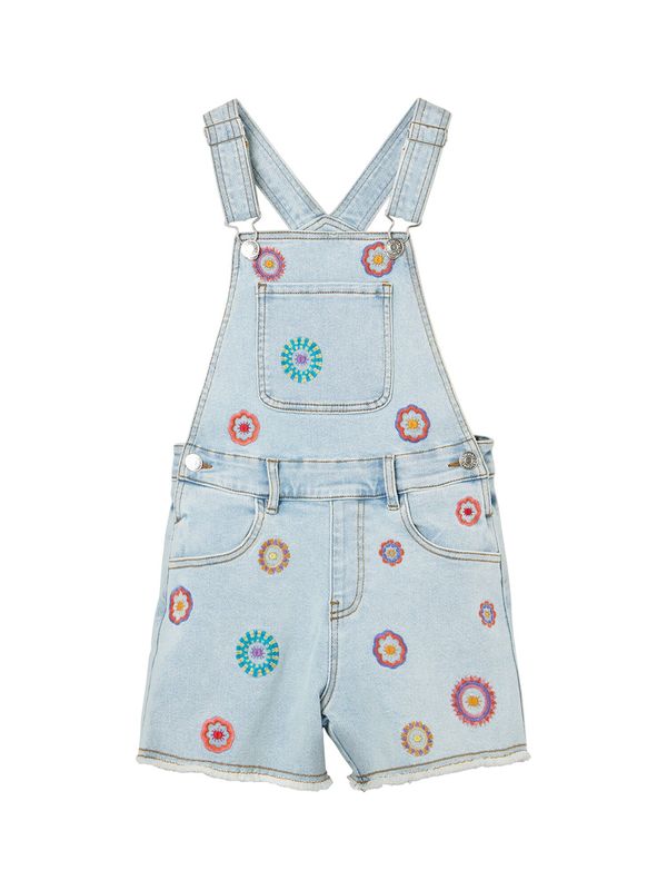 Desigual Desigual Hlače s tregerima  plava / miks boja