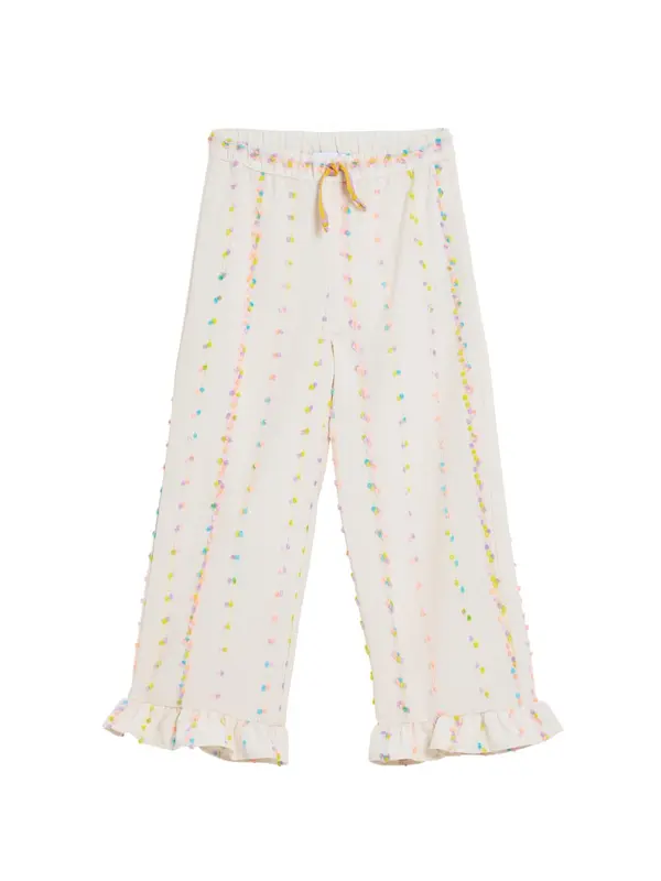 Desigual Desigual Hlače  svijetloplava / travnato zelena / prljavo roza / prljavo bijela