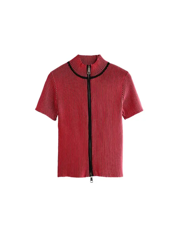 Desigual Desigual Kardigan  crvena / pastelno crvena / crna