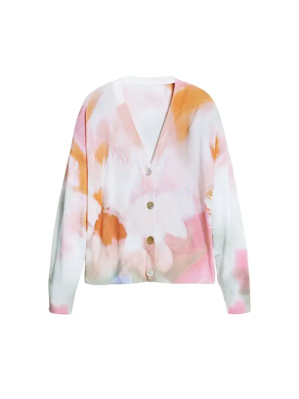 Desigual Desigual Kardigan  narančasta / pastelno roza / bijela